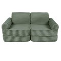 Churros Pocket Plus Kids Sofa, Olive Sage Green