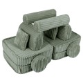 Churros Pocket Plus Kids Sofa, Olive Sage Green