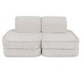 Churros Pocket Basic Kids Sofa, Cotton Candy White