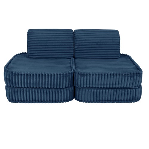 Churros Pocket Basic Kids Sofa, Midnight Blue