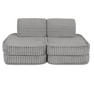 Churros Pocket Basic Kids Sofa, Jurassic Grey