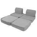 Churros Pocket Basic Kids Sofa, Jurassic Grey