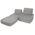 Churros Pocket Basic Kids Sofa, Jurassic Grey
