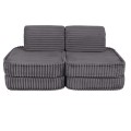 Churros Pocket Basic Kids Sofa, Moon Dust Grey