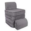 Churros Pocket Basic Kids Sofa, Moon Dust Grey