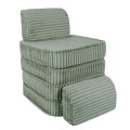 Churros Pocket Basic Kids Sofa, Olive Sage Green