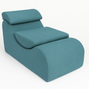 Aesthetic Wave Lounger, Khaki
