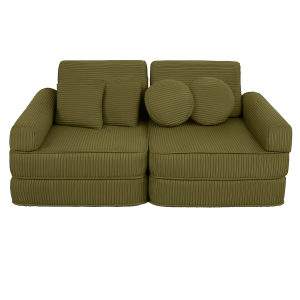 Aesthetic Pocket Plus Kids Sofa, Khaki