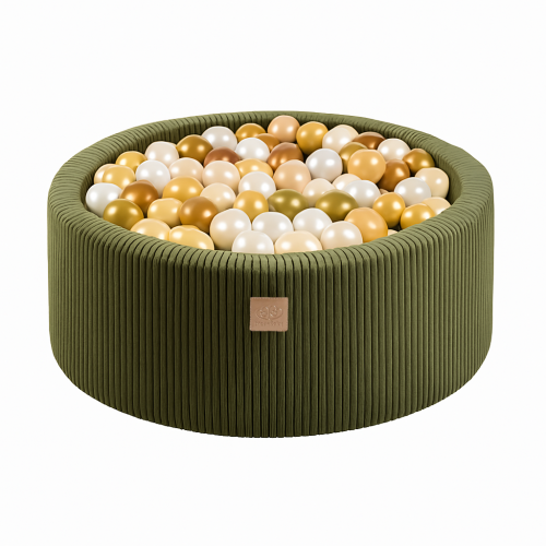 Aesthetic Ball Pit 90x30cm, Khaki 200 Balls