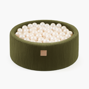 Aesthetic Ball Pit 90x30cm, Khaki 200 Balls