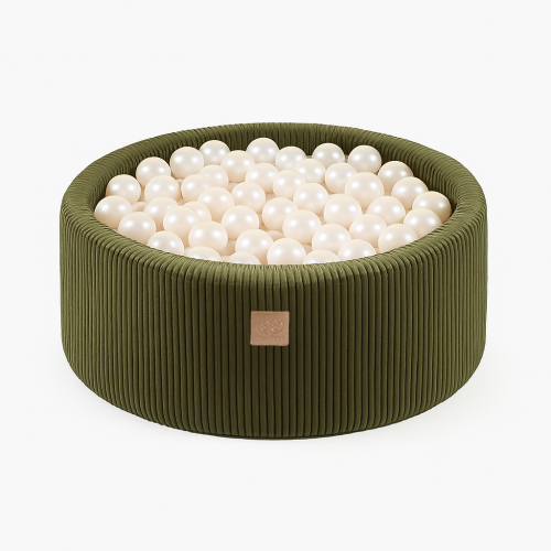 Aesthetic Ball Pit 90x30cm, Khaki 200 Balls