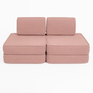 Aesthetic Pocket Basic Kids Sofa, Pink