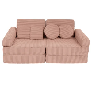 Aesthetic Pocket Plus Kids Sofa, Pink