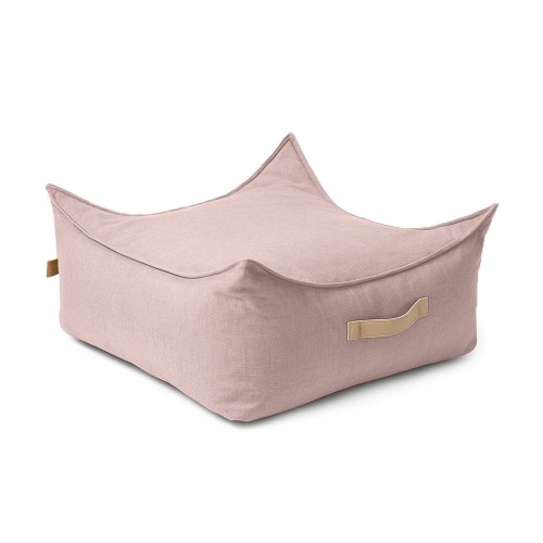 Outzy Square Puff, Rosy Dune Pink