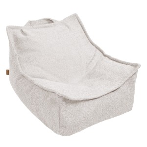 Boucle Bean Bag for Kids Cchampage Ecru