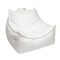 Boucle Bean Bag for Kids White