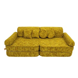 Tangle Premium Kids Sofa, Honey Mustard