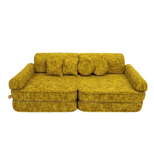 Tangle Premium Kids Sofa, Honey Mustard