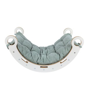 Montessori Climbing Rocker with Cushion | Snug Rocker Cushion Color Fresh Mint
