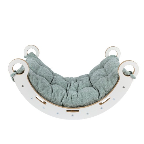 Montessori Climbing Rocker with Cushion | Snug Rocker Cushion Color Fresh Mint
