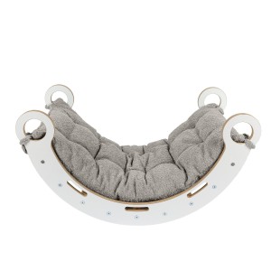 Montessori Climbing Rocker with Cushion | Snug Rocker Cushion Color Tan Beige
