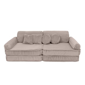 Churros Premium Kids Sofa, Pebble Beige