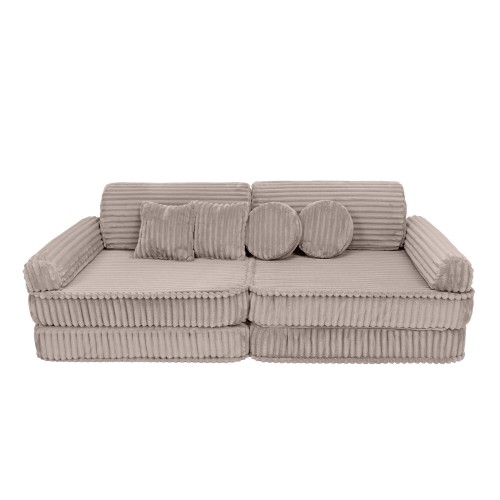 Churros Premium Kids Sofa, Pebble Beige