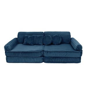 Churros Premium Kids Sofa, Midnight Blue