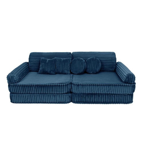 Churros Premium Kids Sofa, Midnight Blue
