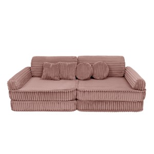 Churros Premium Kids Sofa, Ruby Chocolate Pink