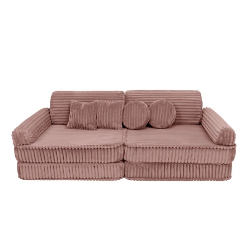 Churros Premium Kids Sofa, Ruby Chocolate Pink