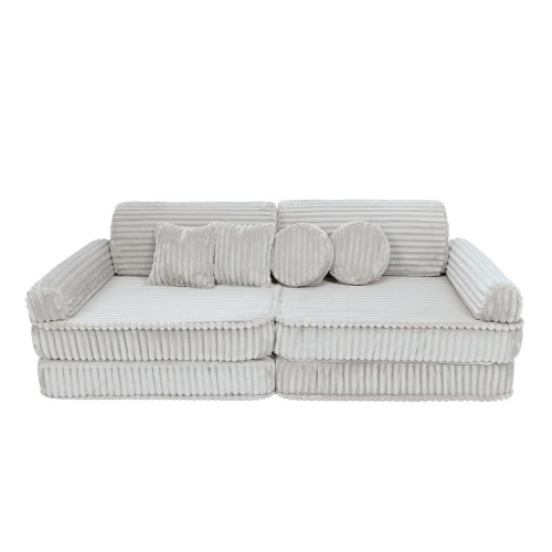 Churros Premium Kids Sofa, Cotton Candy White