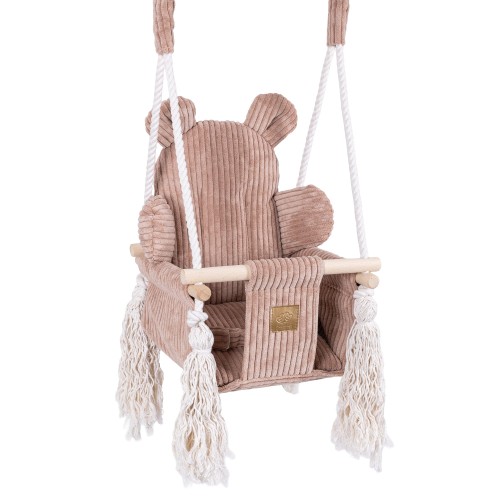 Indoor Baby Swing  -  Bear Swing | Aesthetic Power Pink