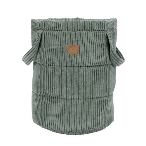 Toy Basket for Children  -  Room Organizer | Aesthetic Olive Green