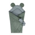 Baby Swaddle Wrap for Sleeping and Cuddling  -  Soft and Safe | Aesthetic Color Olive Green