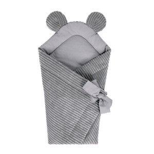 Baby Swaddle Wrap for Sleeping and Cuddling  -  Soft and Safe | Aesthetic Color Grey