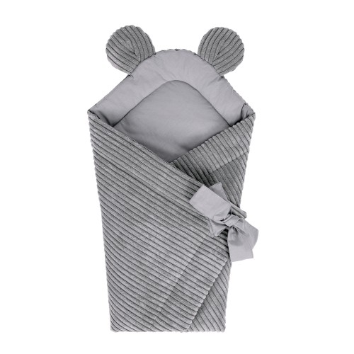 Baby Swaddle Wrap for Sleeping and Cuddling  -  Soft and Safe | Aesthetic Color Grey