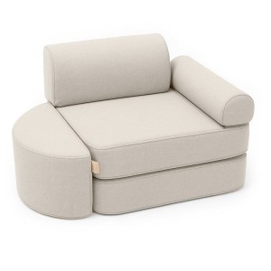 Outzy Kids Play Armchair Color Oat Blush Beige