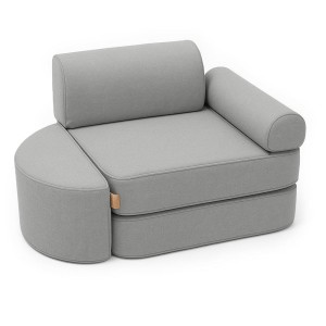 Outzy Kids Play Armchair Feather Fog Gray