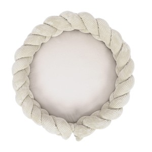 Baby Nest with Play Mat & Crib Bumper Braid 300cm - Aesthetic Ecru