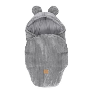 Baby Swaddle with Bear Ears | Aesthetic Grey