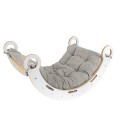 Montessori Climbing Rocker with Cushion | Snug Rocker Cushion Color Tan Beige