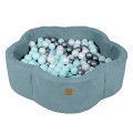 Aesthetic Ball Pit, Flower, Turquoise, without balls