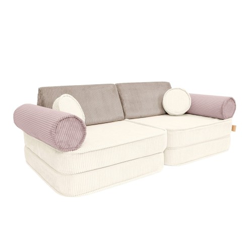 Aesthetic Premium Kids Sofa, Latte Macchiato