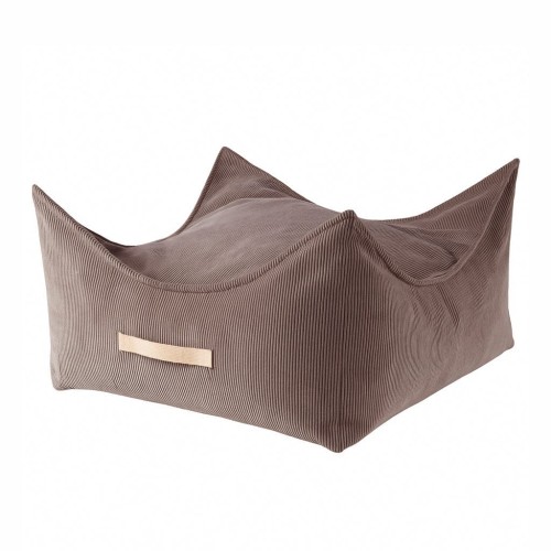 Slimcord Square Puff, Brown