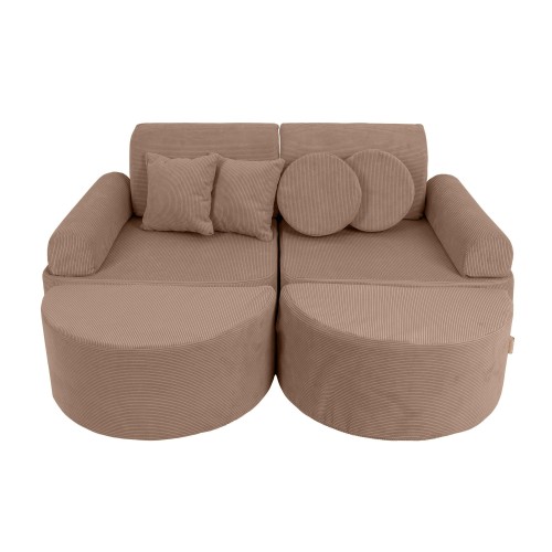 Slimcord Pocket Max Kids Sofa, Brown