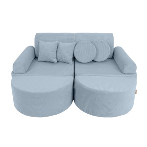 Slimcord Pocket Max Kids Sofa, Turquoise