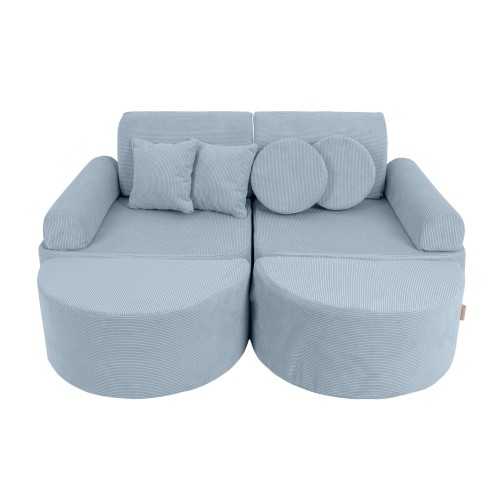 Slimcord Pocket Max Kids Sofa, Turquoise