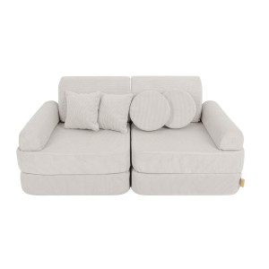 Slimcord Pocket Plus Kids Sofa, Grey