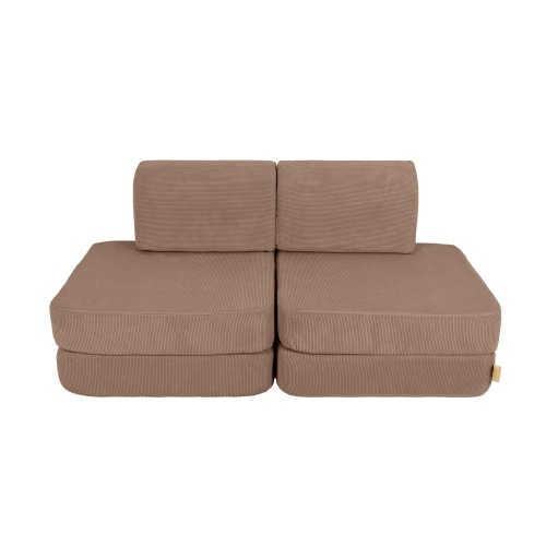 Slimcord Pocket Basic Kids Sofa, Brown
